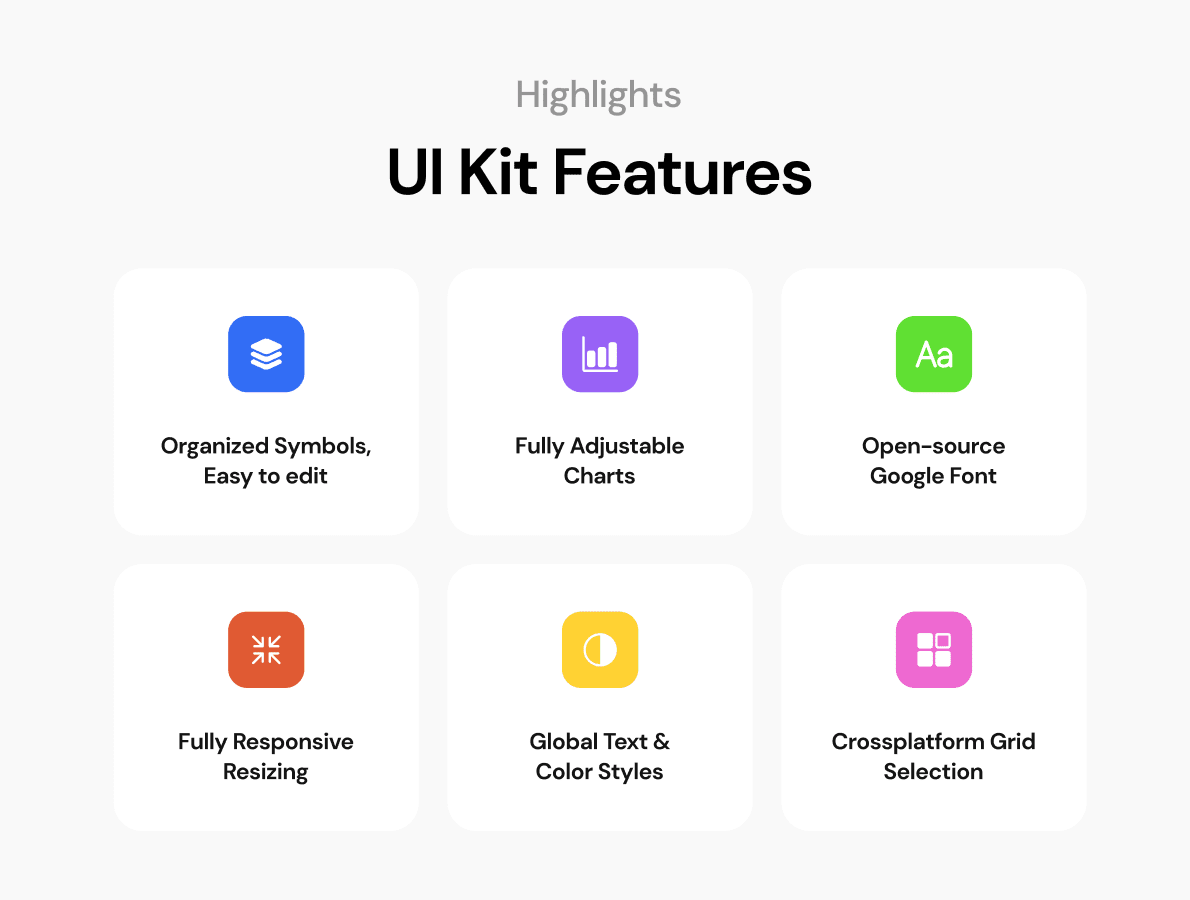 Free Deca UI Kit - 簡潔 UI Kit 素材免費下載，提供 Figma 與 Sketch 設計軟體格式 4